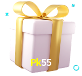 Receba seus bônus de boas-vindas no Pk55